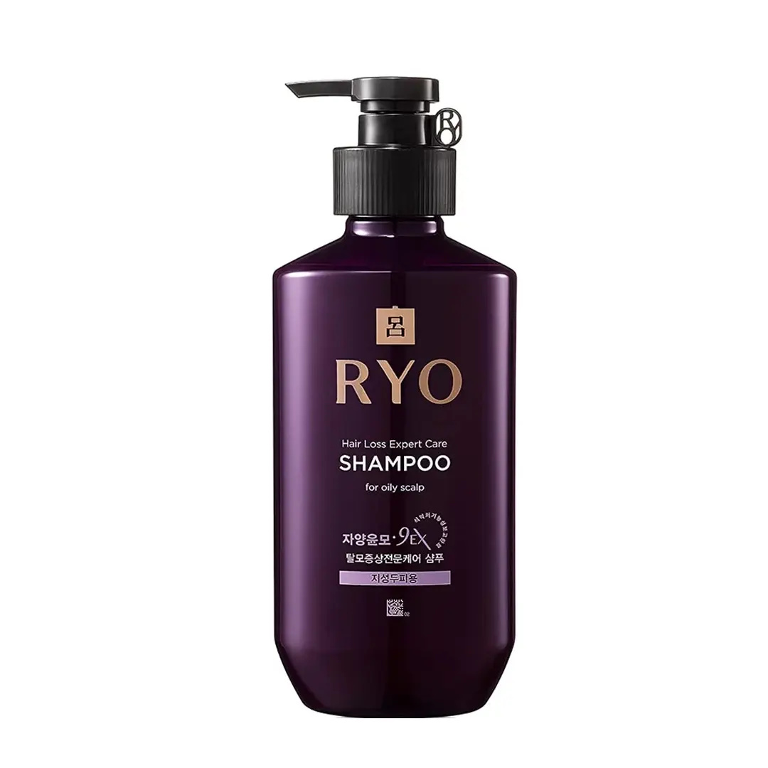 Ryo Hair Loss Expert Care Shampoo Oily Scalp 400ml | Anti Hair Loss