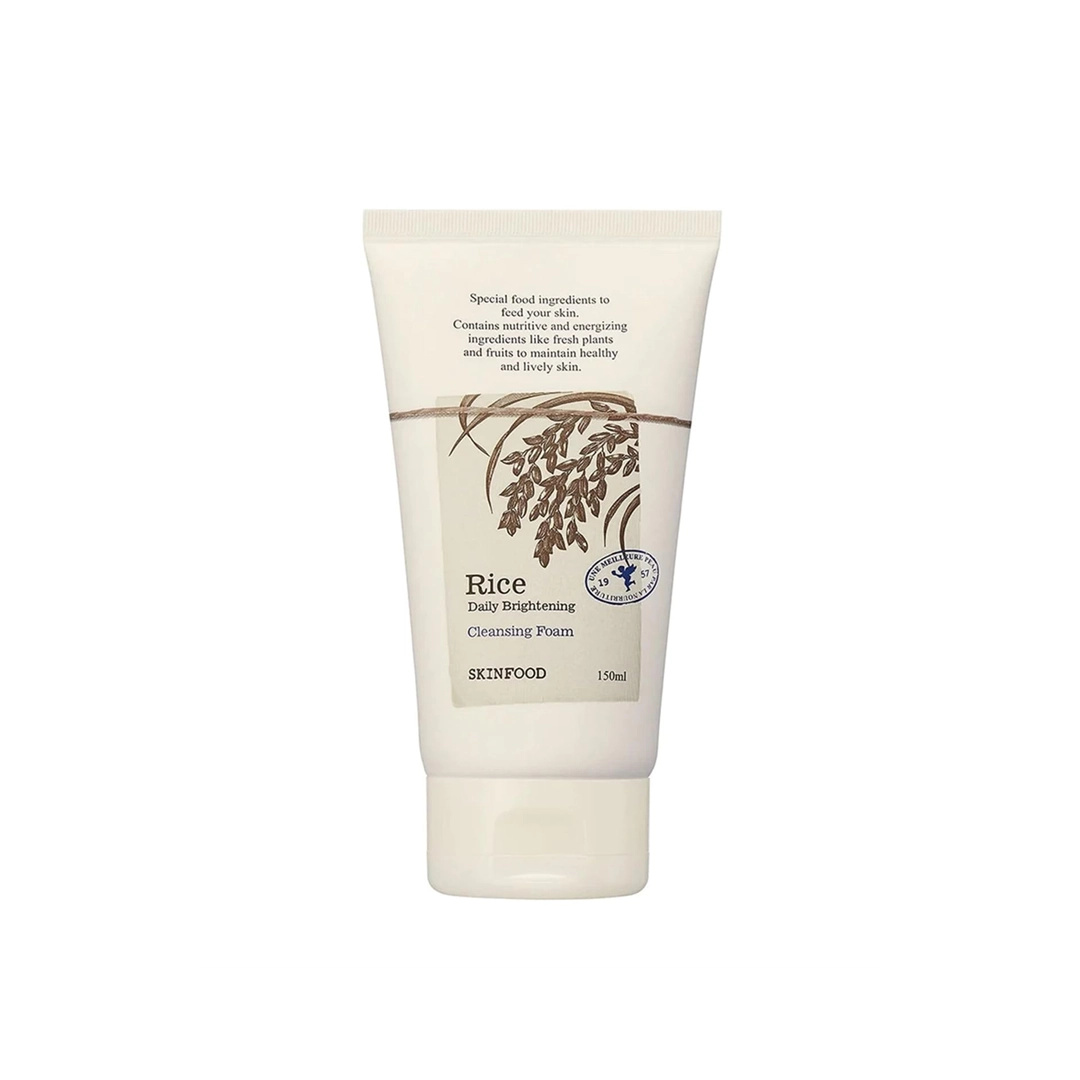 SKINFOOD Rice Brightening Cleansing Foam | KoreanShopBD