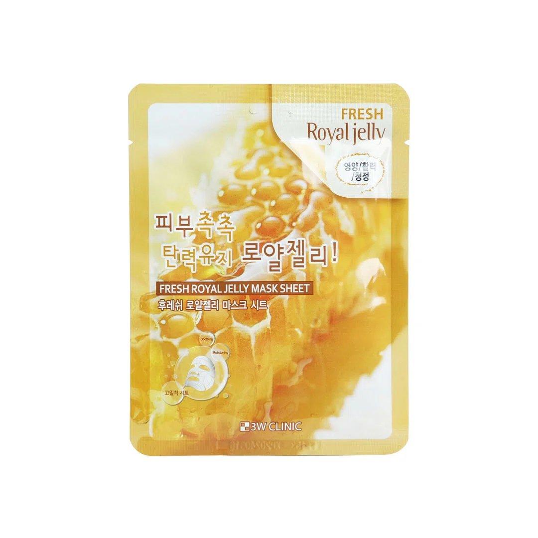 3W Clinic Royal Jelly Sheet Mask Buy in BD | Koreanshopbd