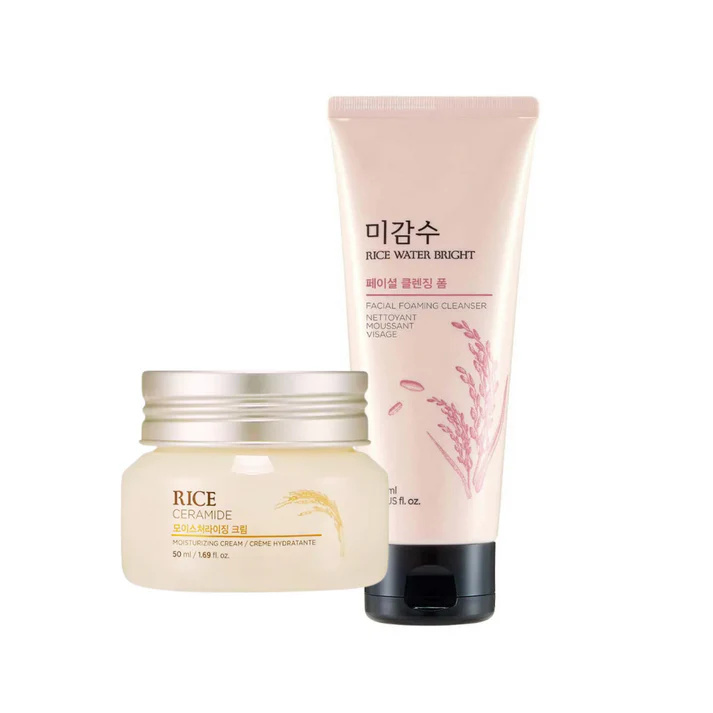 Buy Rice Cleanser & Ceramide Cream Combo | Koreanshopbd