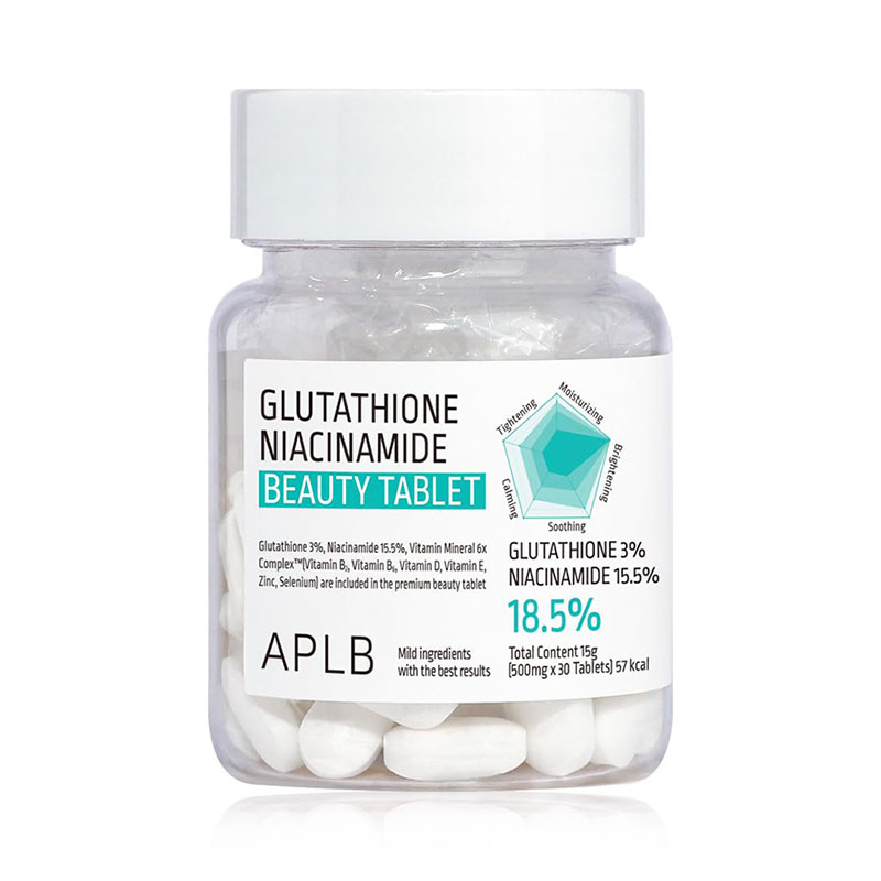 APLB Glutathione Niacinamide Beauty Tablet 30 Tabs | KoreanShopBD