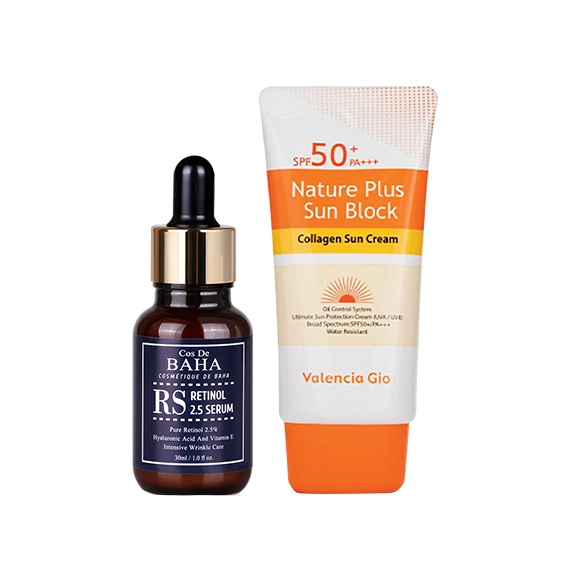 Retinol Serum + SPF 50+ Sunblock Combo | KoreanShopBD