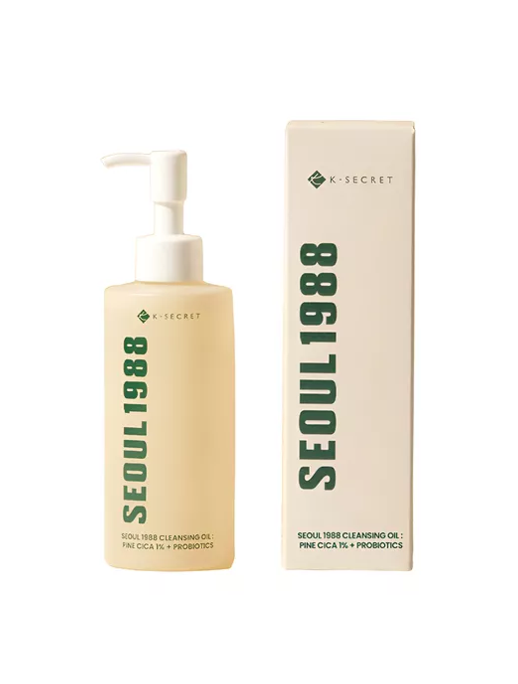 K-SECRET SEOUL 1988 Cleansing Oil:Pine Cica 1% + Probiotics 200ml