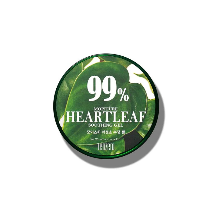 Tenzero Moisture Heartleaf Soothing Gel 300ml – Calming & Hydrating K-Beauty Gel