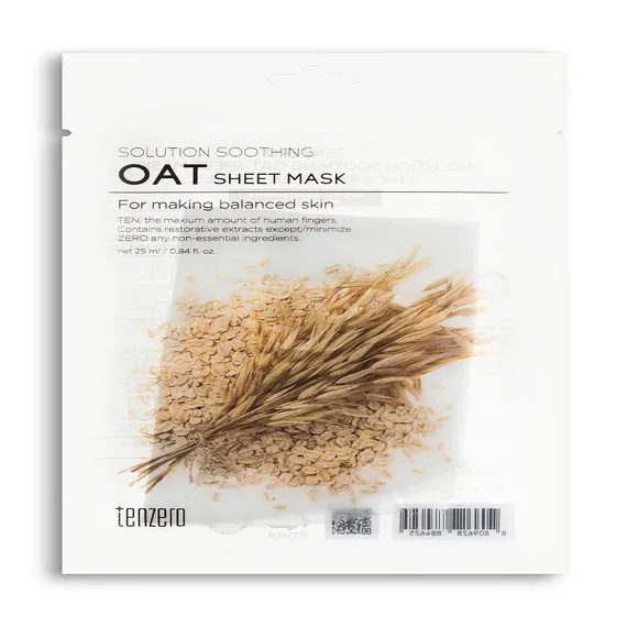 Calming, Hydrating & Nourishing Sheet Mask with Oat Extract