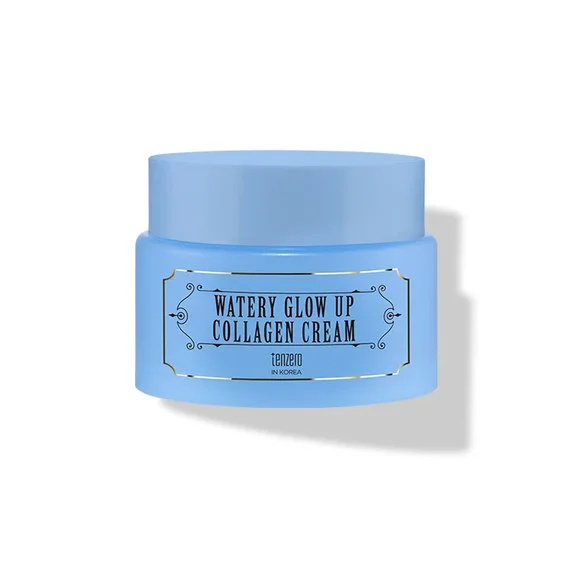 TENZERO Watery Glow Up Collagen Cream 80 g – Hydrating & Radiance Boosting Moisturizer