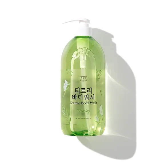 Tenzero Clearing Tea Tree Body Wash 1000 ml – Deep Cleansing & Refreshing Tea Tree Shower Gel