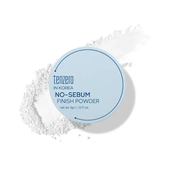 Tenzero No‑Sebum Finish Powder 5 g — Oil‑Control & Matte Finish Translucent Face Powder