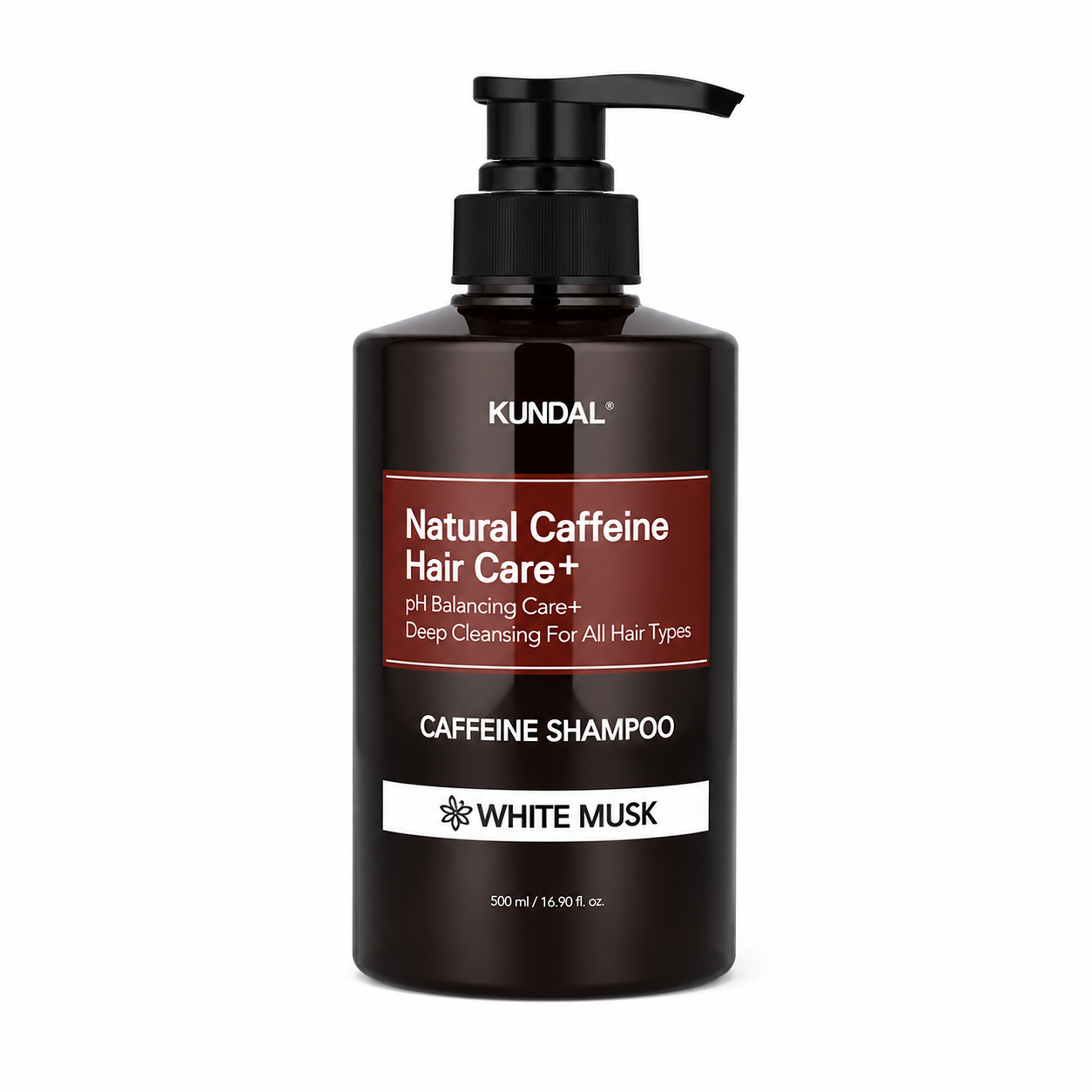 Kundal Caffeine Shampoo White Musk 500ml BD | KoreanShopBD