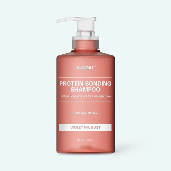 Kundal Protein Bonding Shampoo Violet Muguet 500ml – Strengthening & Repair Shampoo for Damaged Hair
