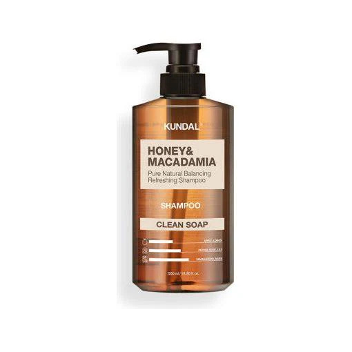 Kundal Honey & Macadamia Shampoo 500ml – Deep Moisturizing & Nourishing Hair Care for Smooth, Healthy Hair