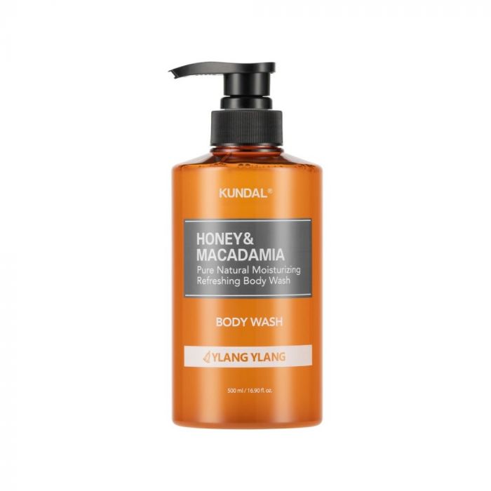 KUNDAL Honey & Macadamia Pure Body Wash Ylang Ylang 500ml | Buy Online | Korean Shop BD
