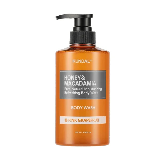Honey & Macadamia Body Wash (Pink Grapefruit)-500ml