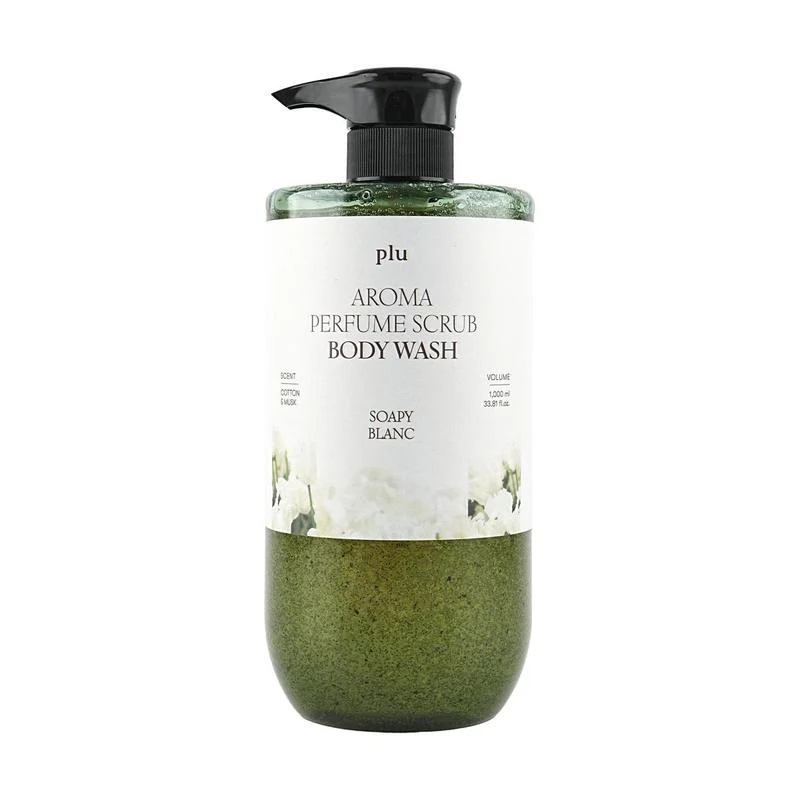 PLU Aroma Perfume Scrub Body Wash Soapy Blanc 1000ml