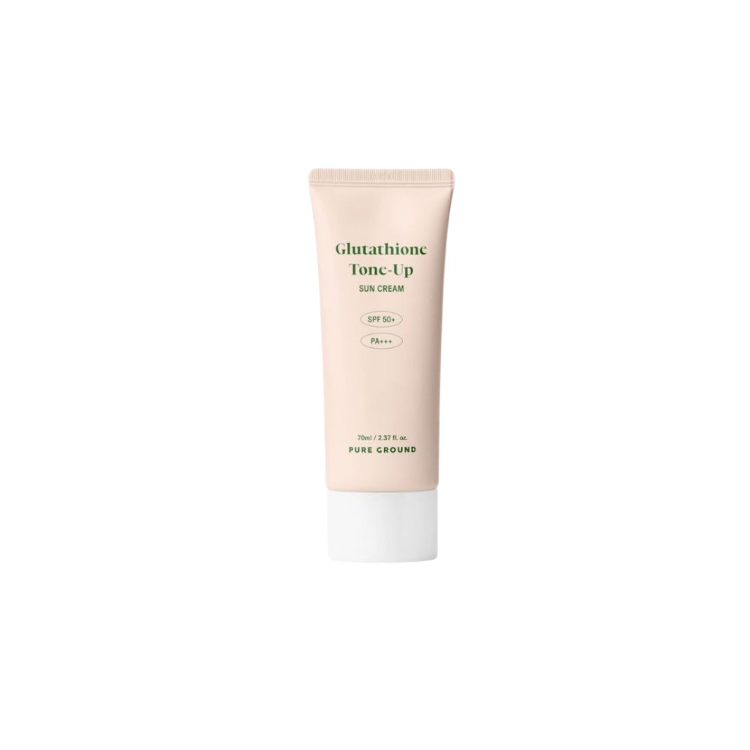 Pure Ground Glutathione Tone-Up Sunscreen SPF50+ PA+++ – Brightening UV Defense