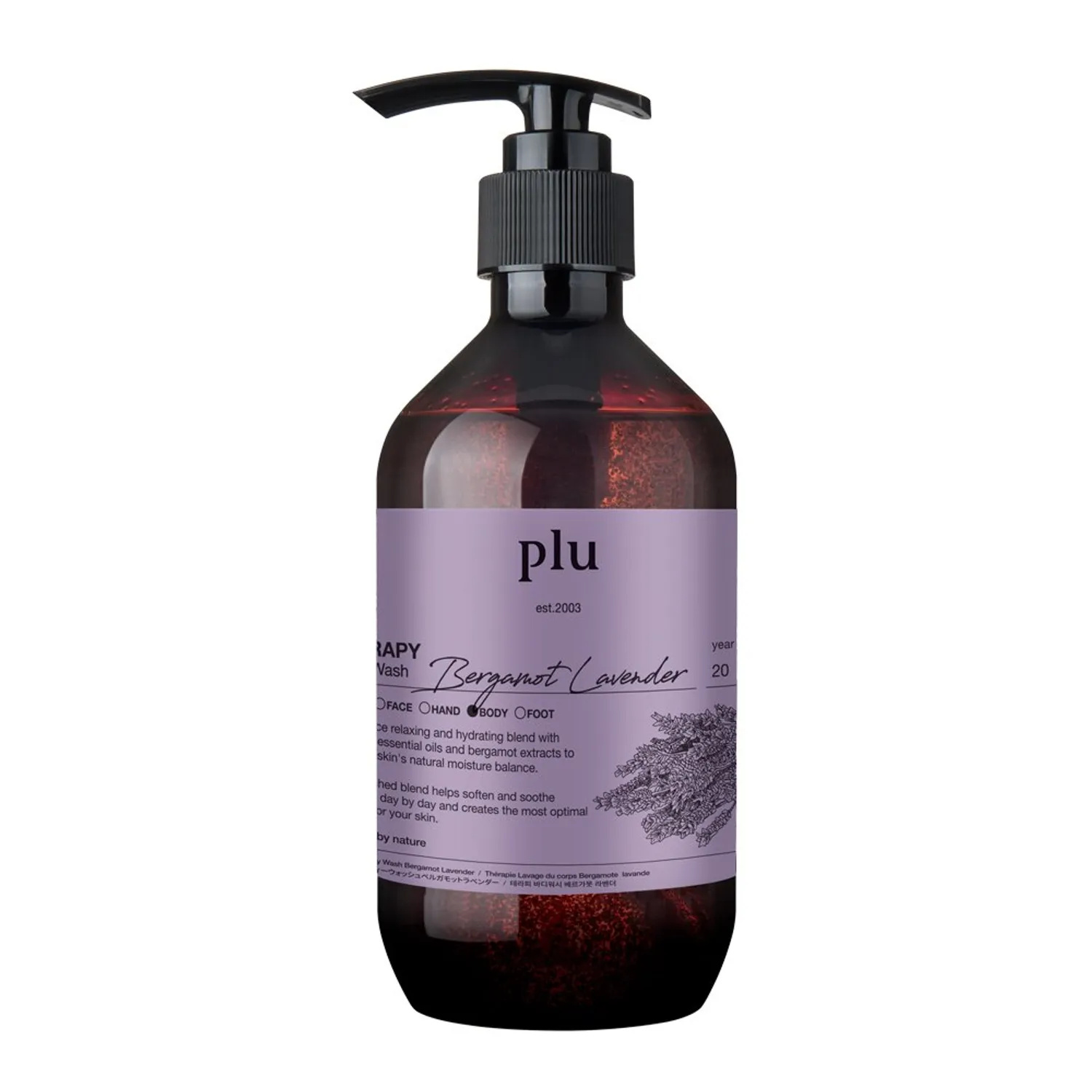 Plu Therapy Body Wash Bergamot Lavender BD | KoreanShopBD