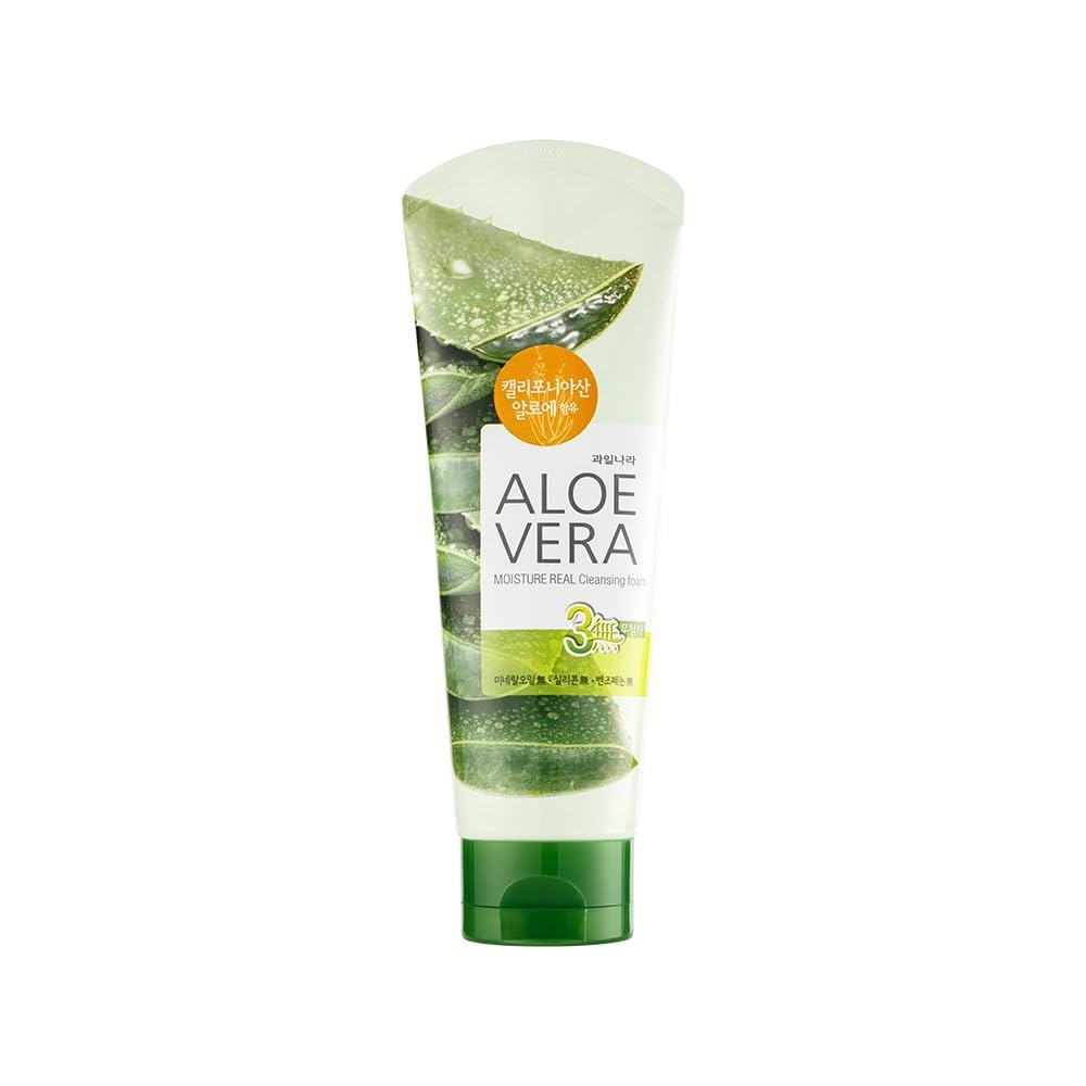 Welcos Aloe Vera Moisture Real Cleansing Foam 150 gm