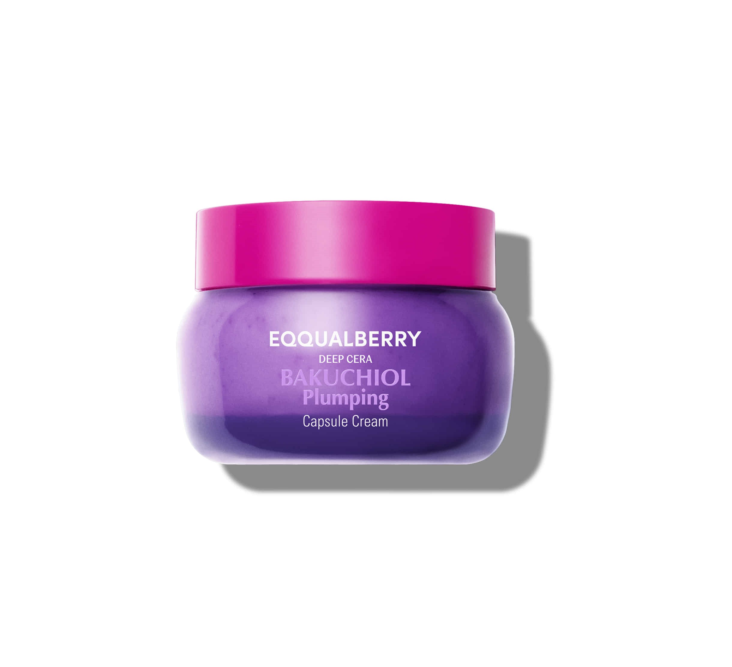 EQQUALBERRY Bakuchiol Plumping Capsule Cream 50ml | Anti-Aging Moisturizer for Firm & Glowing Skin