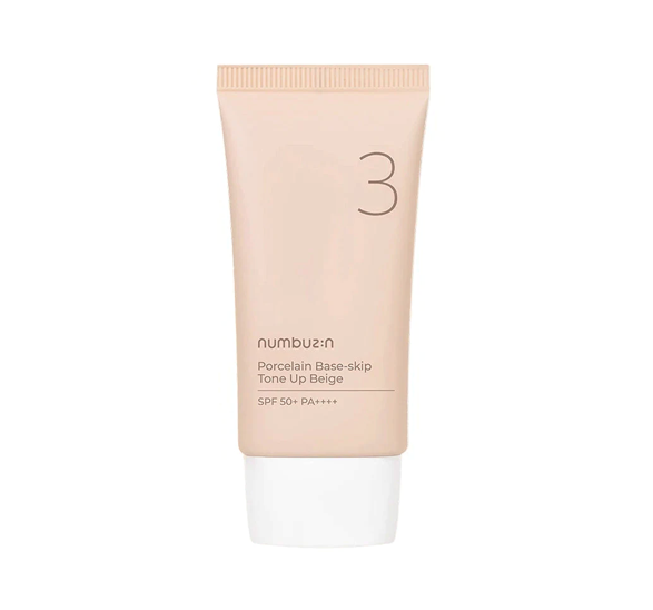 Numbuzin No.3 Porcelain Base-Skip Tone Up Beige 50ml