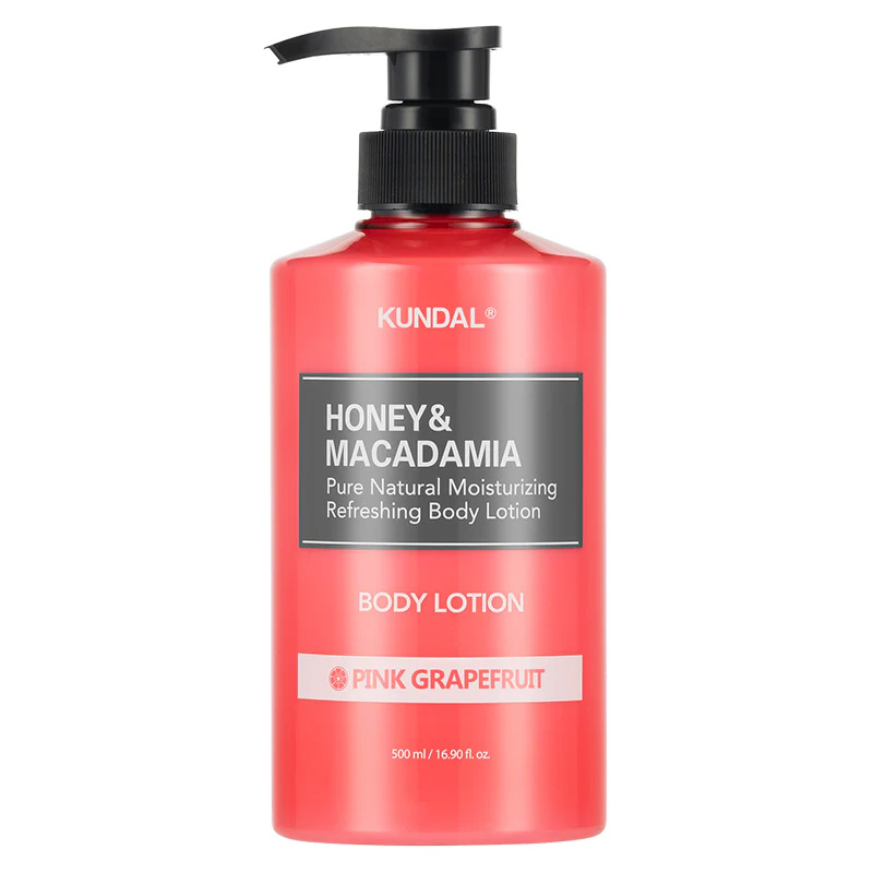Honey & Macadamia Pure Body Lotion Pink Grapefruit – Deep Moisturizing Body Lotion 500ml