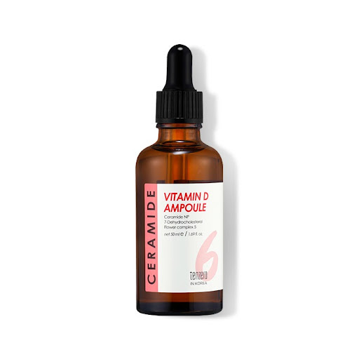 TENZERO Ceramide Vitamin D Ampoule 50 ml | Hydrating & Barrier-Strengthening Serum
