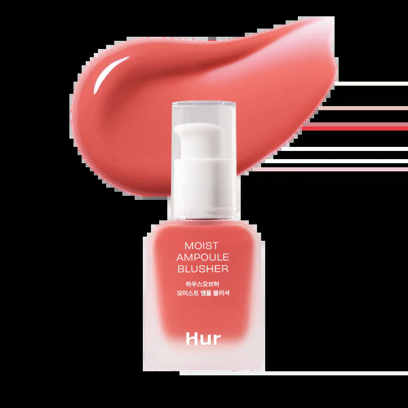 House of Hur Moist Ampoule Blusher 05 Peach Coral 20 ml – Hydrating Liquid Blush for Dewy Glow