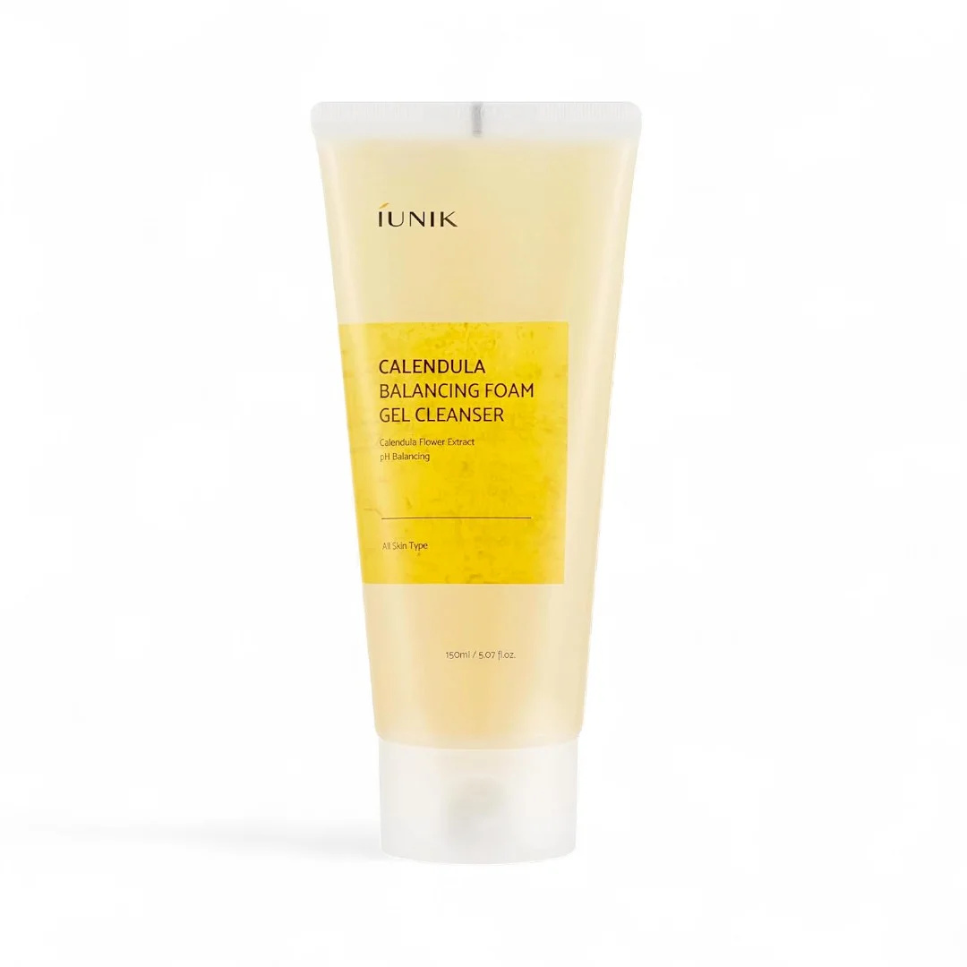 iUNIK Calendula Balancing Foam Gel Cleanser 150ml | Gentle & Soothing