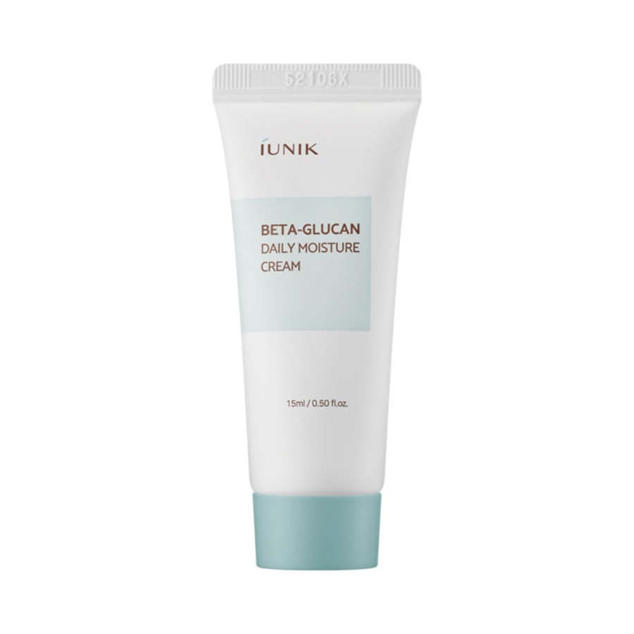 iUNIK Beta Glucan Daily Moisture Cream 15ml – Hydrating Skincare for Sensitive Skin
