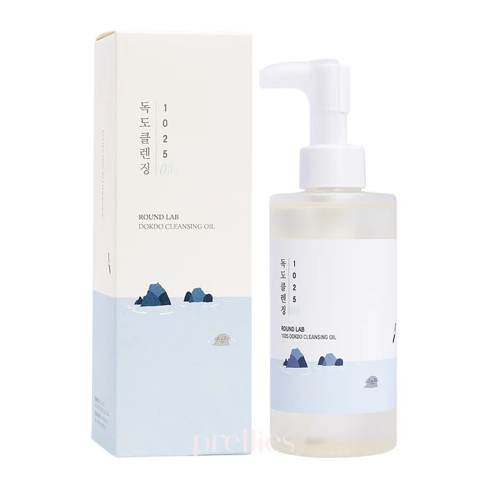 ROUND LAB 1025 Dokdo Cleansing Oil 200ml | Gentle Hydrating Makeup Remover