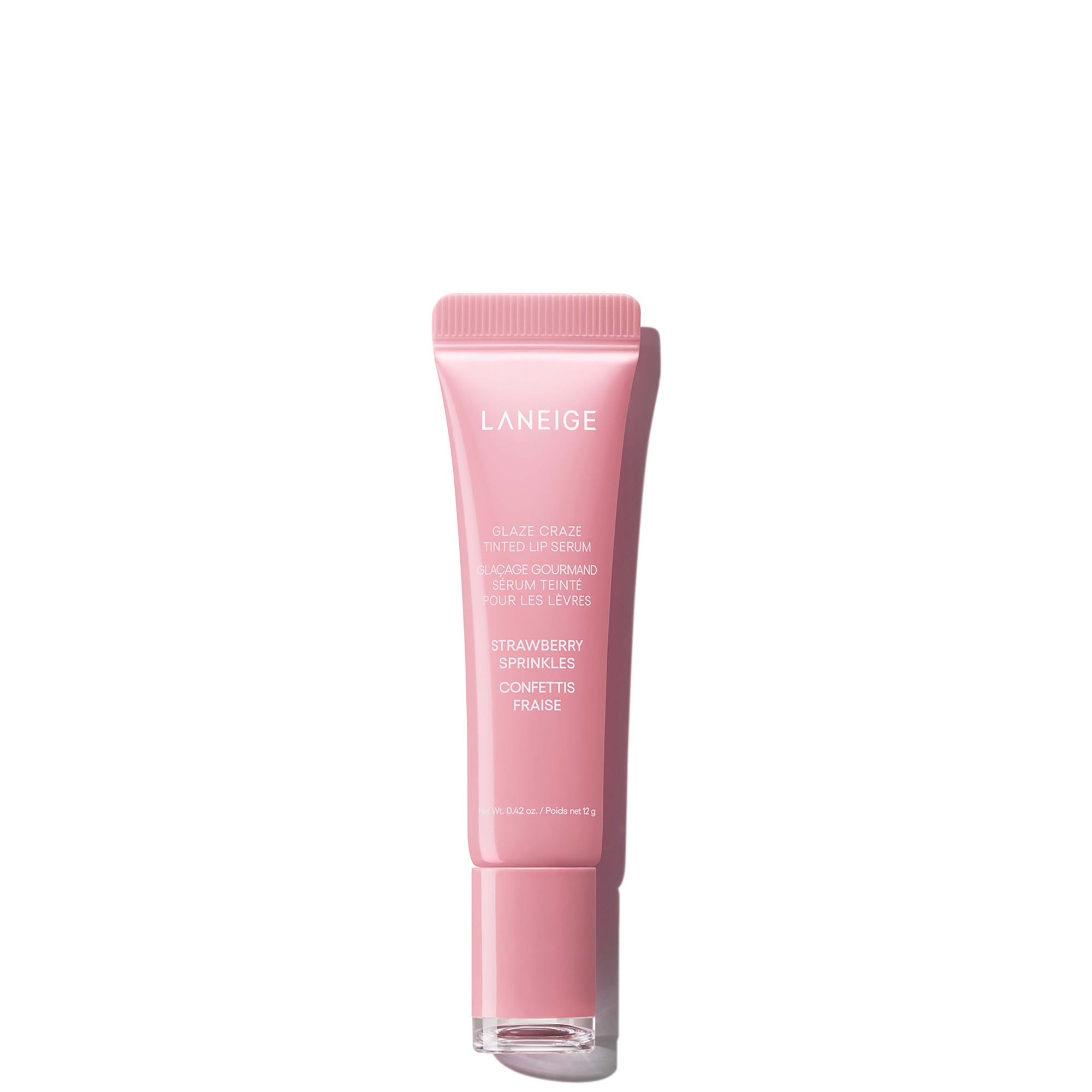 LANEIGE Glaze Craze Tinted Lip Serum 12g – Sugar Glaze | Hydrating Nude‑Beige Gloss