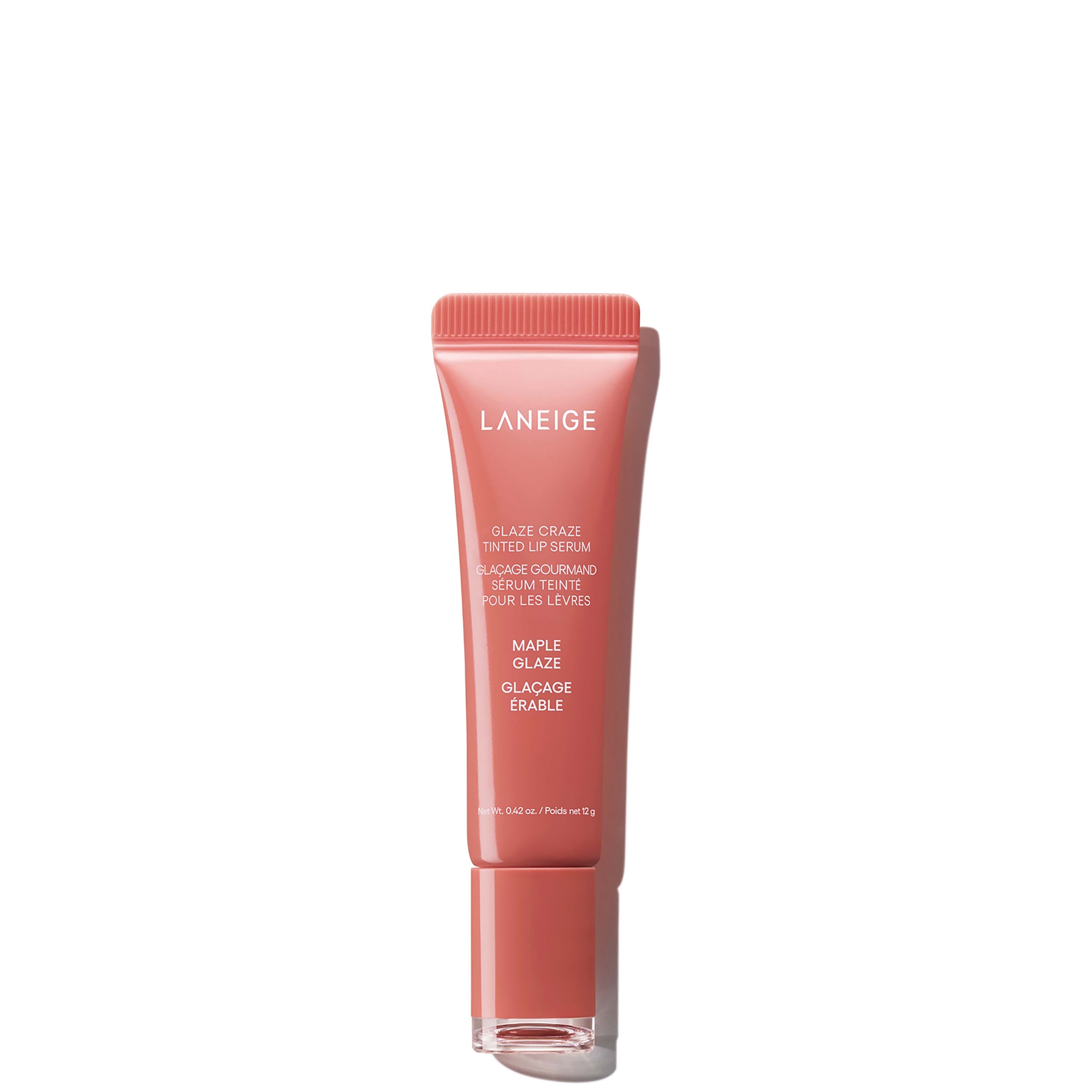 LANEIGE Glaze Craze Tinted Lip Serum 12g – Cinnamon Sugar | Hydrating Mauve Pink Gloss