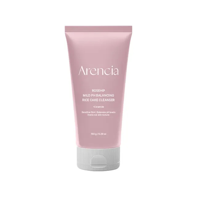 Arencia Rosehip Mild PH Balancing Rice Cake Cleanser 150g – Gentle & Hydrating – Gentle & Hydrating