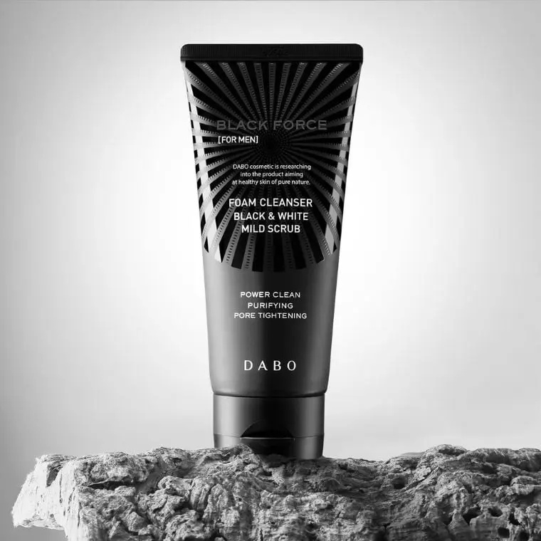 Dabo Black Force For Men Foam Cleanser 120ml – Deep Cleansing & Oil Control