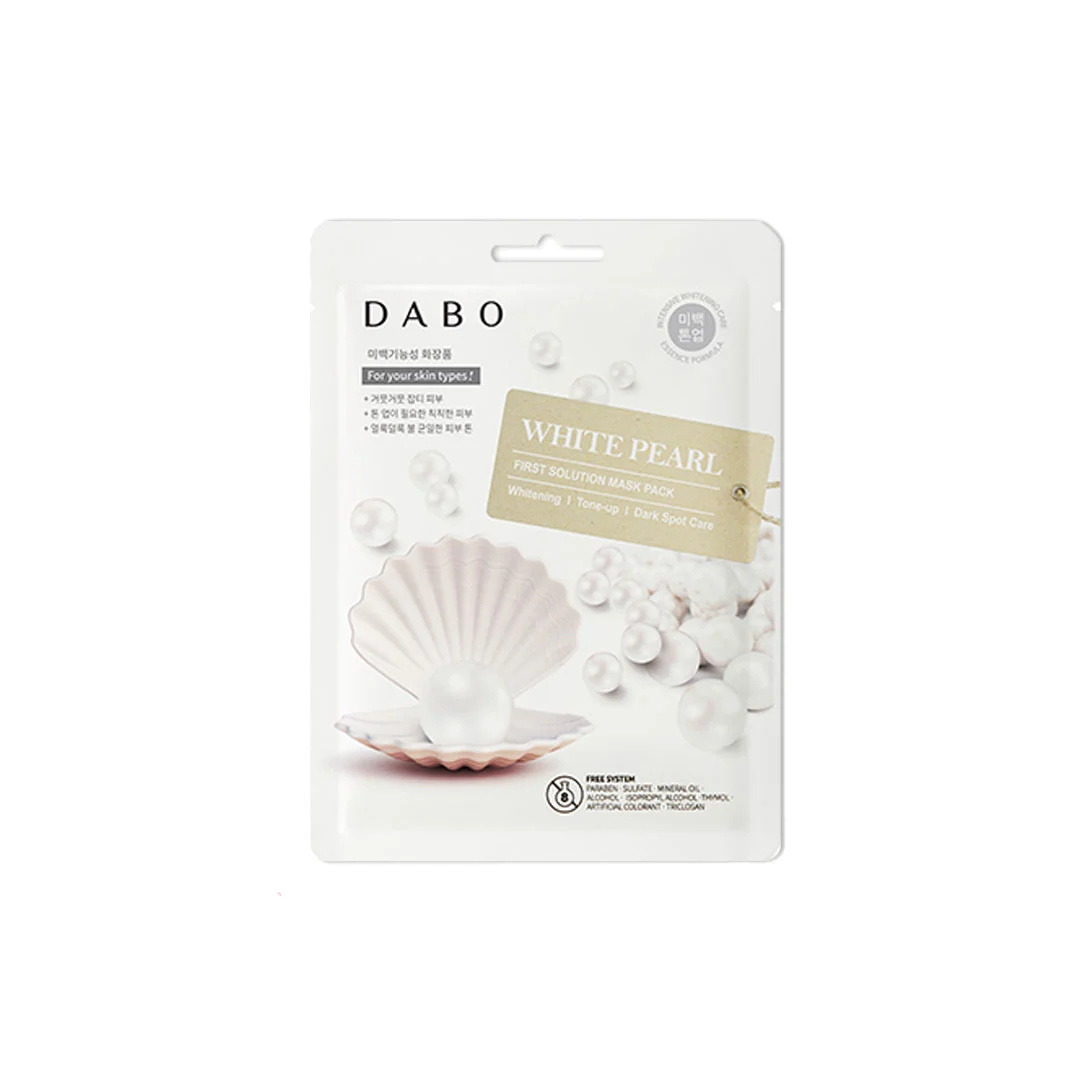 Dabo First Solution White Pearl Sheet Mask 23 g – Brightening & Hydrating