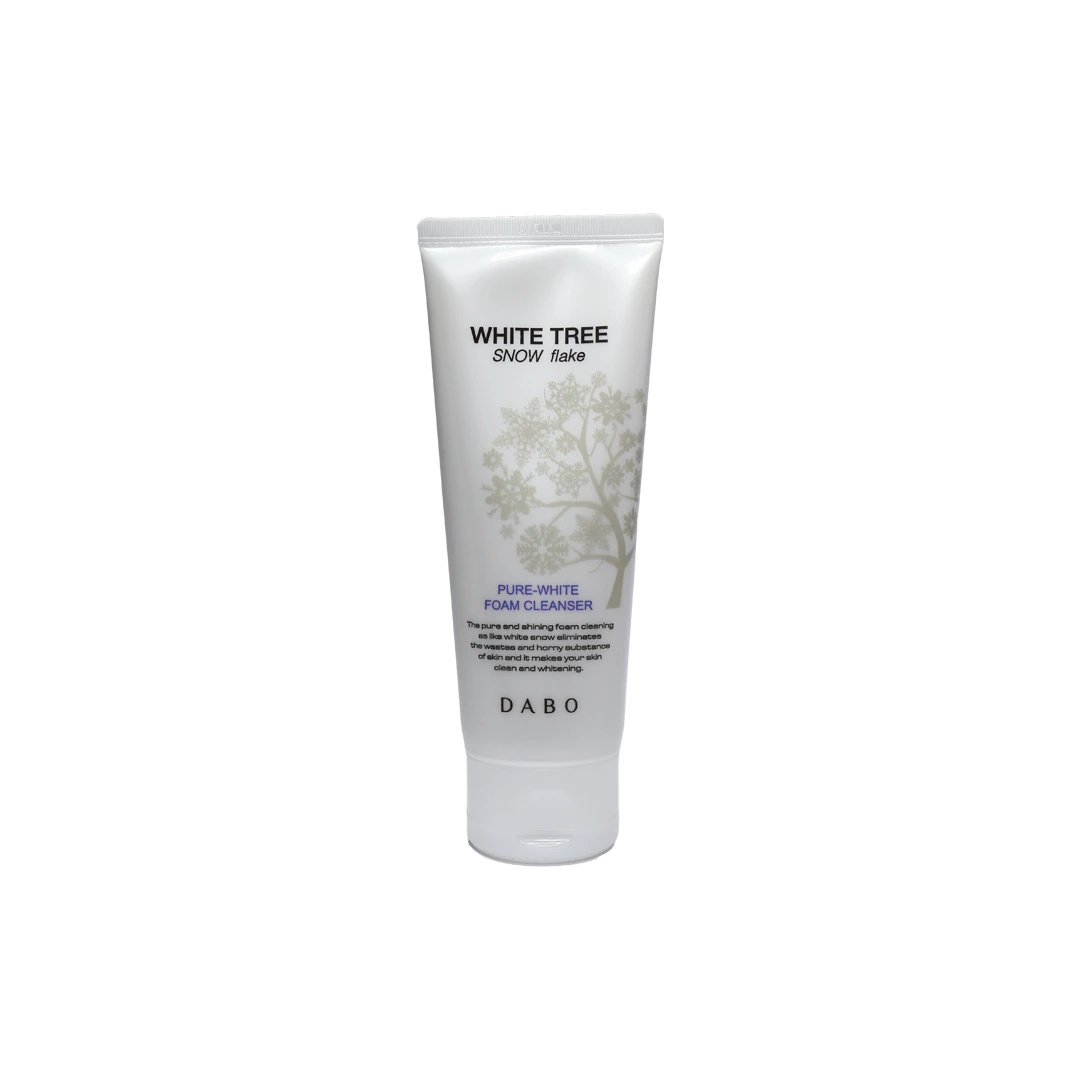 Dabo White Tree Snow Flake Pure White Foam Cleanser 150 ml – Brightening Facial Cleanser