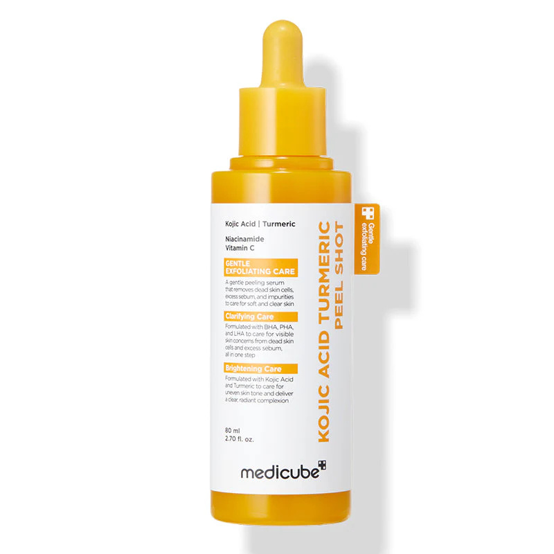 Medicube Kojic Acid Turmeric Peel Shot 80ml – Brightening Peel Serum