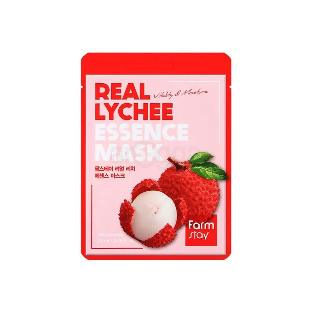 FARM STAY Real Lychee Essence Mask 23ml BD | KoreanShopBD