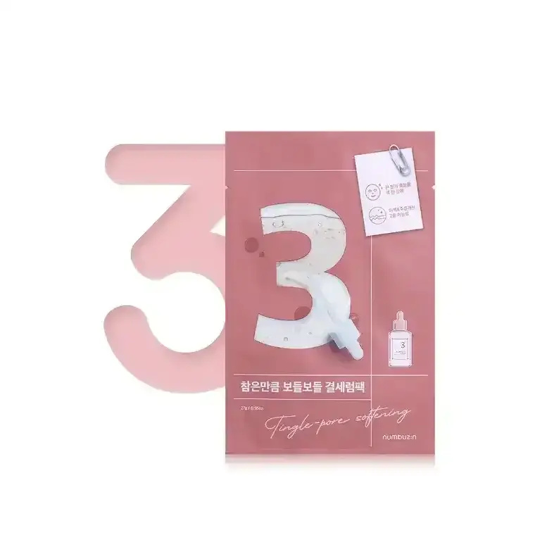 NUMBUZIN No.3 Tingle-Pore Softening Sheet Mask 27g | Korean Skincare
