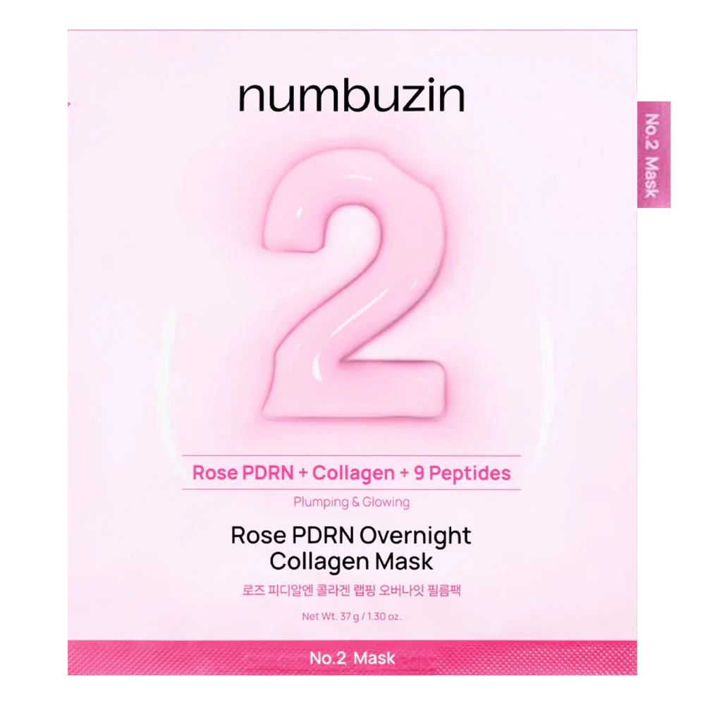 NUMBUZIN No.2 Rose PDRN Overnight Collagen Mask 37g | Korean Skincare