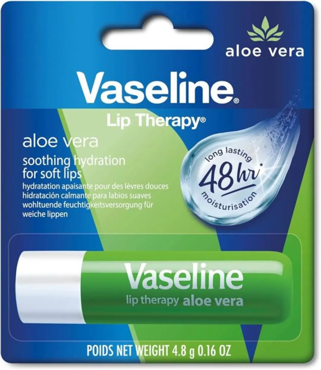 Vaseline Lip Therapy Aloe Vera 4.8g BD | KoreanShopBD