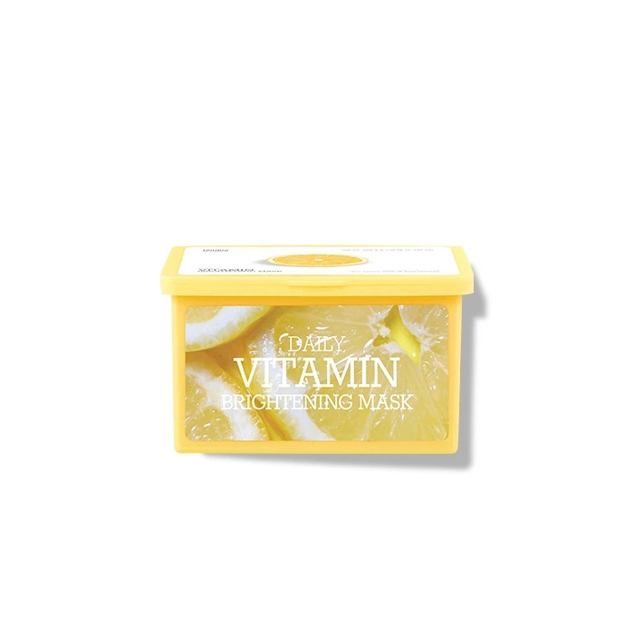 TenZero Daily Vitamin Brightening Mask (30 Sheets) – Glow Boosting Sheet Mask