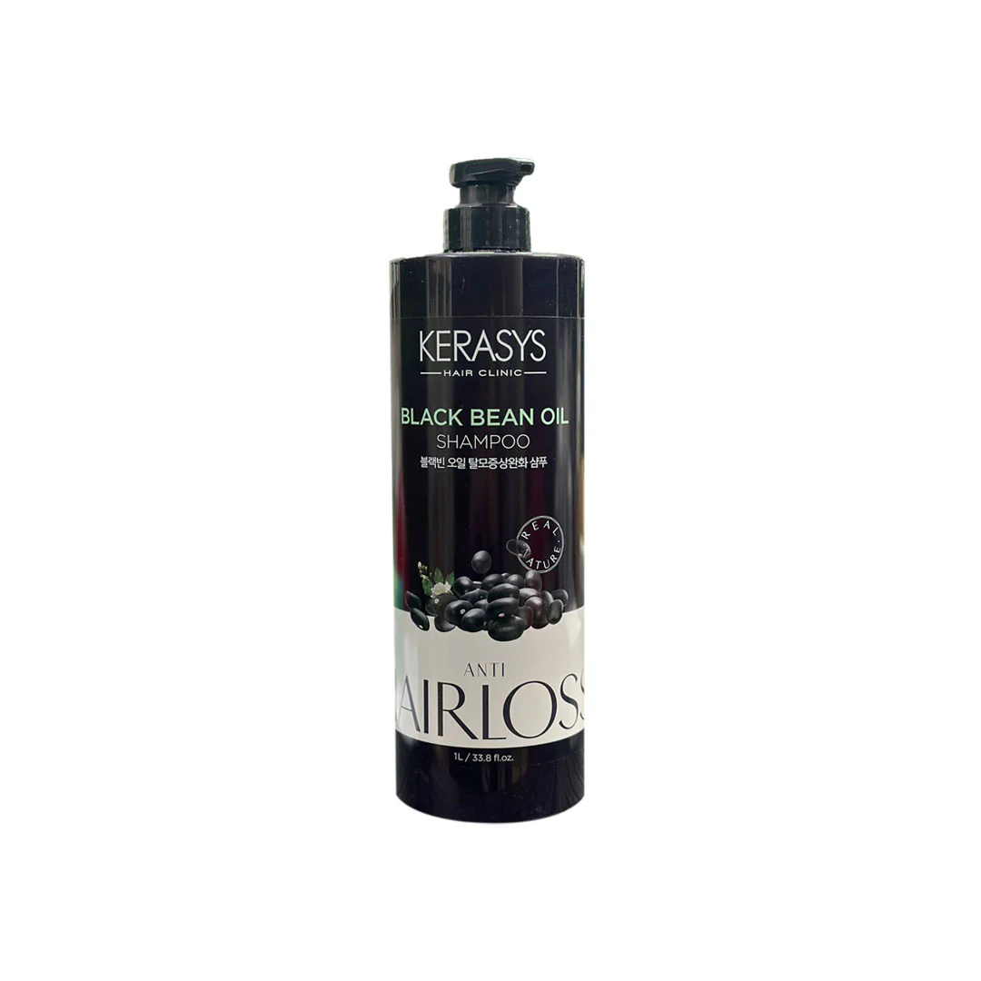 Kerasys Black Bean Oil Shampoo 1 Litre | Korean Hair Strengthening Shampoo