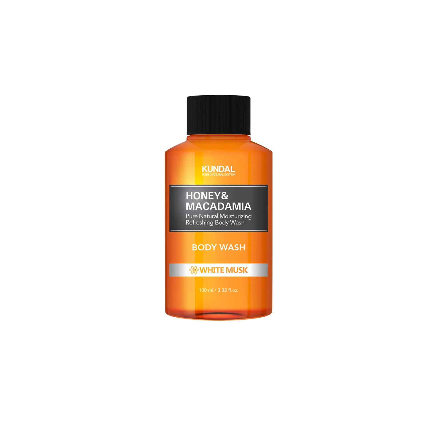 Kundal Honey & Macadamia Body Wash White Musk 100ml | Nourishing & Hydrating