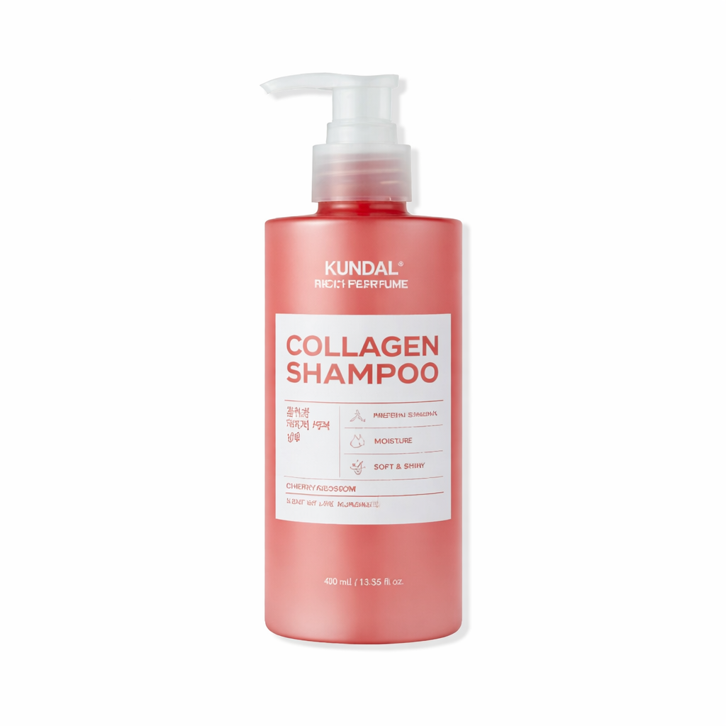 Kundal Rich Perfume Collagen Shampoo Cherry Blossom 400ml – Nourishing & Strengthening Care
