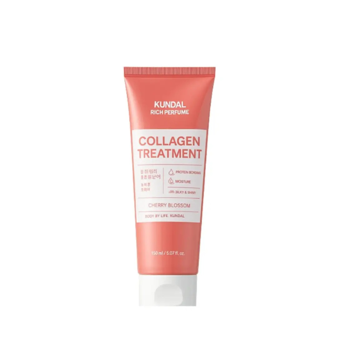 Kundal Rice Perfume Collagen Treatment Cherry Blossom 150ml – Hydrating Hair Mask