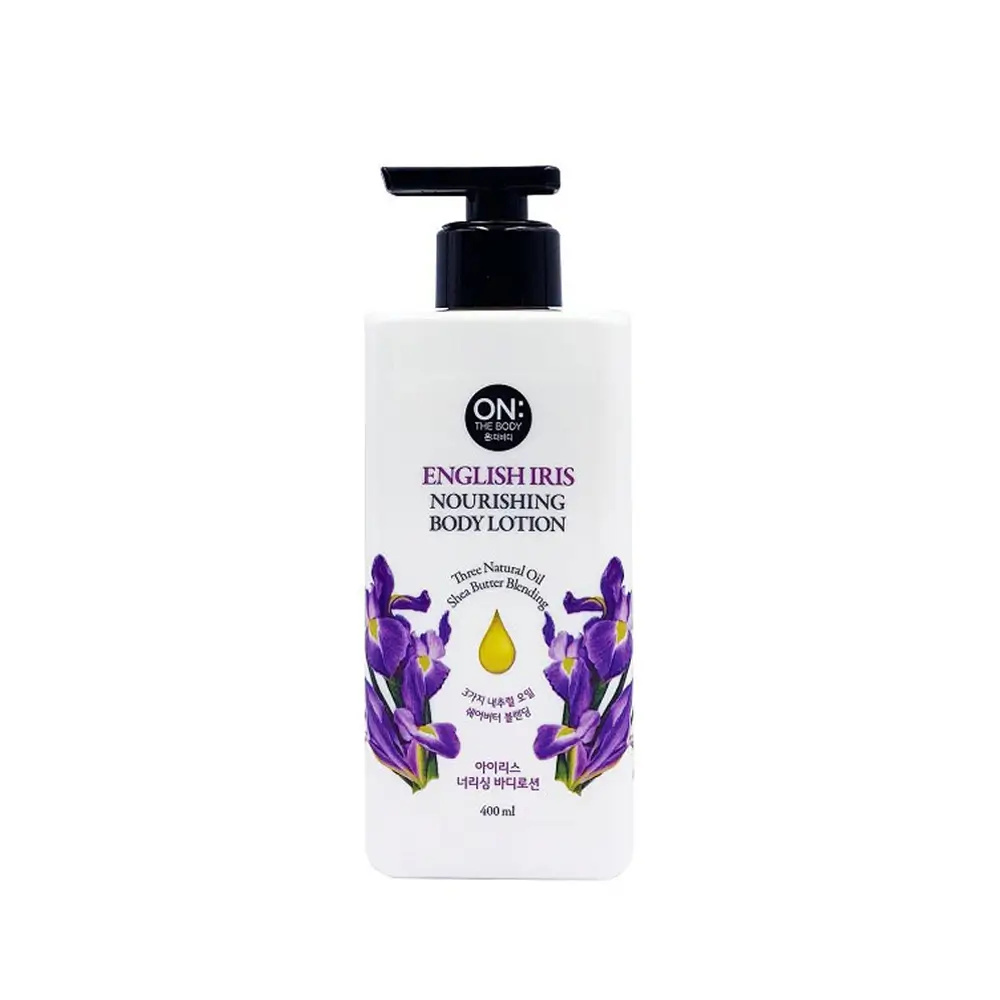 On The Body Nourishing Body Lotion English Iris 400ml – Moisturizing Body Care