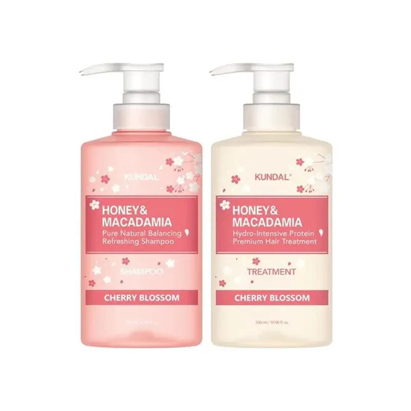 Kundal Honey Macadamia Shampoo Treatment Cherry Blossom BD