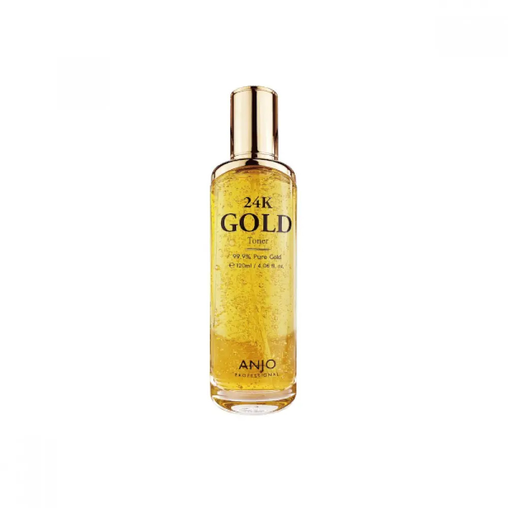 ANJO Professional 24K Gold Toner 120ml – Hydrating & Brightening Korean Toner