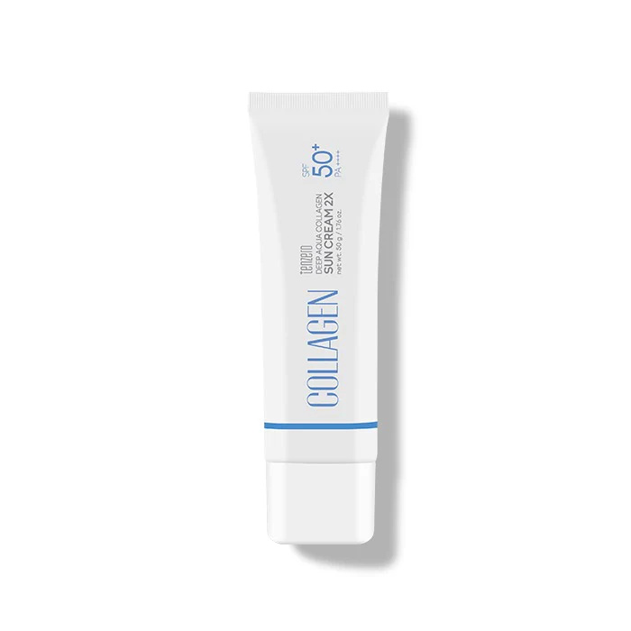 Tenzero Deep Aqua Collagen Sun Cream 2X 50g – Hydrating SPF Sunscreen