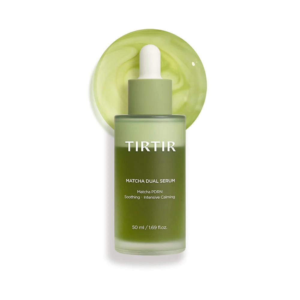 TIRTIR Matcha Dual Serum 50ml | Hydrating & Oil Balancing Korean Serum